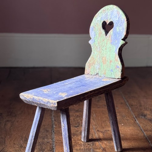 19Th Century Swedish Milking Stool