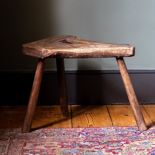 19Th Century Irish Milking Stool