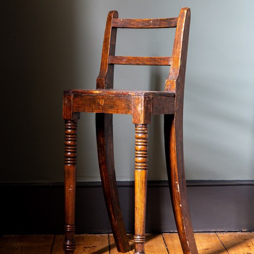 19Th Century Irish Child's Correction Chair