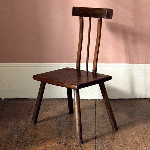 A Charming 19Th Century Welsh Stick Chair