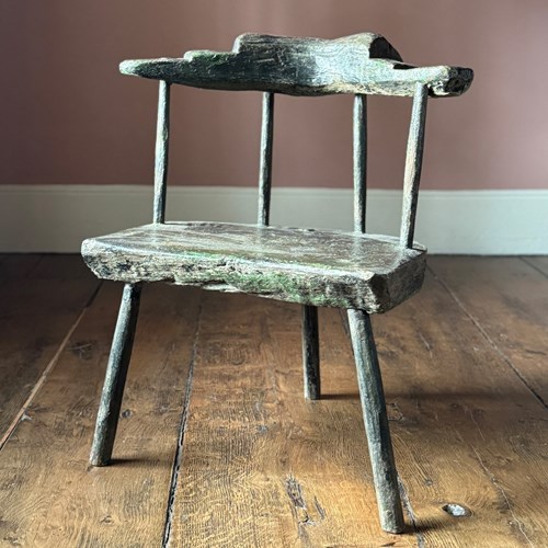 Remarkable 18Th Century Welsh Stick Chair