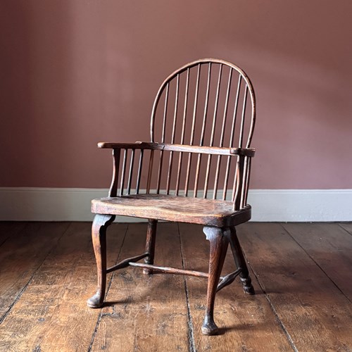 19Th Century Hoop Back Windsor Armchair