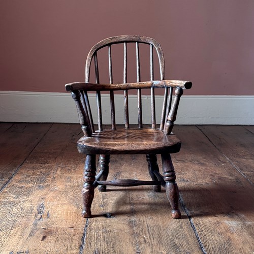 19Th Century Child’S Windsor Chair