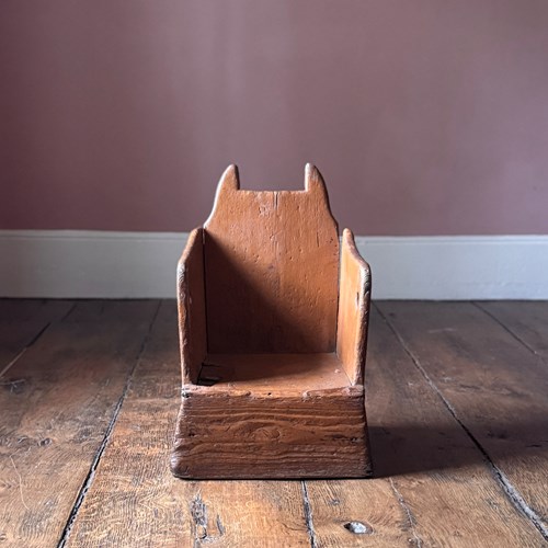 Primitive 19Th Century Welsh Child's Lambing Chair