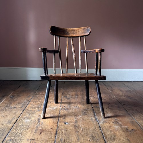 A Good 19Th Century Irish Gibson Chair