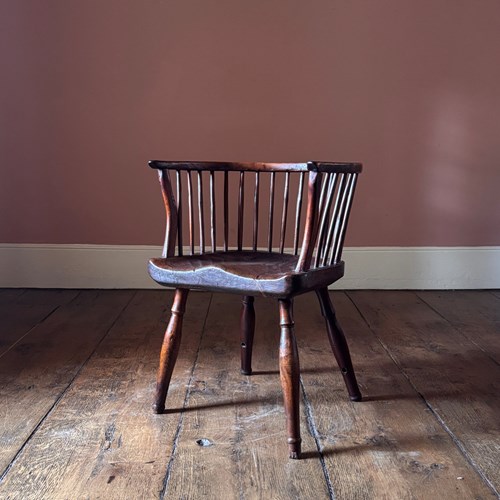 Early 19Th Century Low Back Windsor Chair