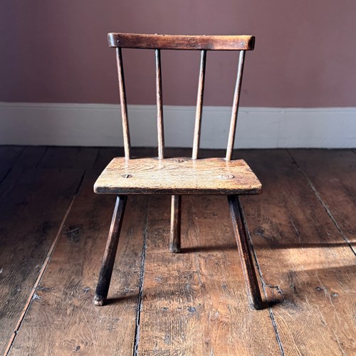 Rare 18Th Century Welsh Stick Chair