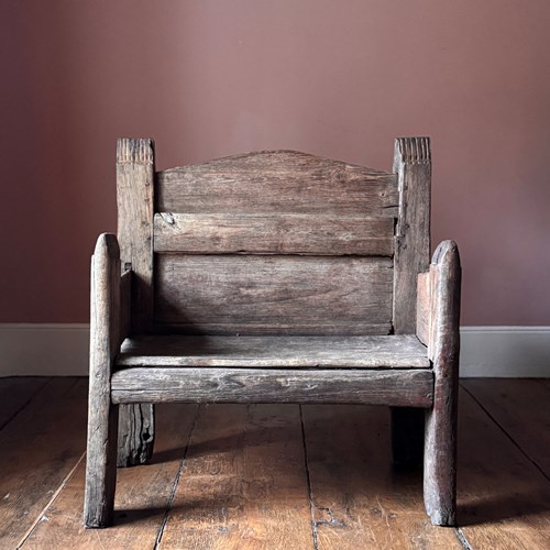 Early 19Th Century Fireside Settle