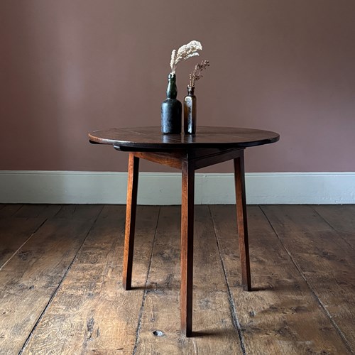 18Th Century English Oak Cricket Table