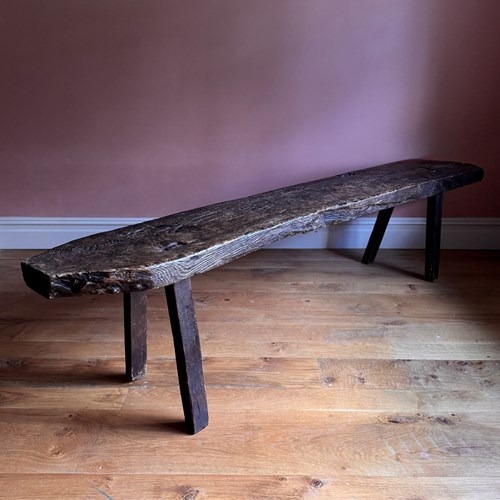 Early 19Th Century Primitive Bench
