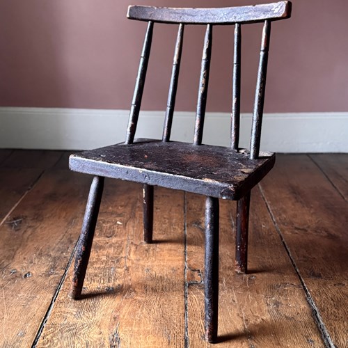 Primitive 19Th Century Cork Hedge Chair