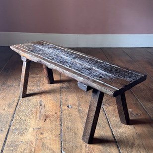 19Th Century Welsh Pig Bench