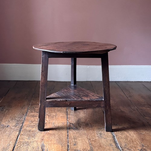 19Th Century Welsh Oak Cricket Table