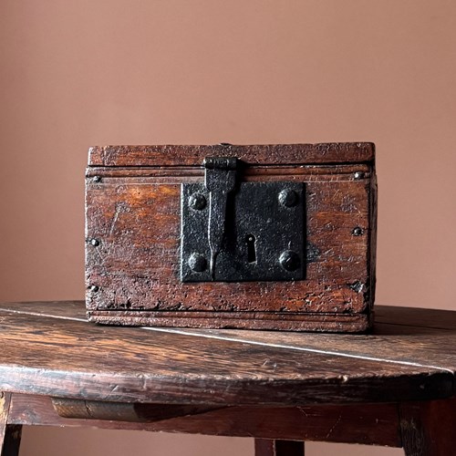 Rare 16Th Century Alms Box