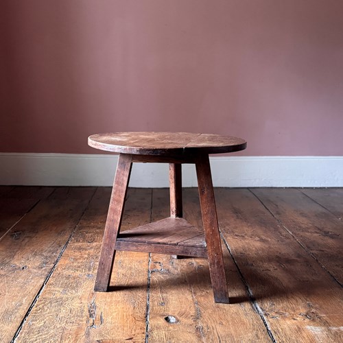 Diminutive Small Welsh Cricket Table