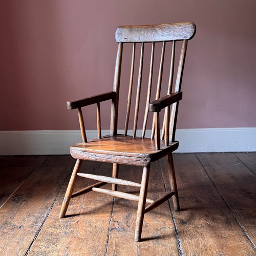 19Th Century Welsh Country Stick Chair