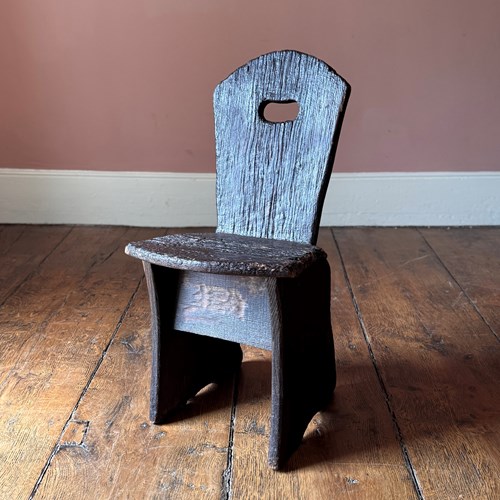 19Th Century Welsh Slate Splitters Stool