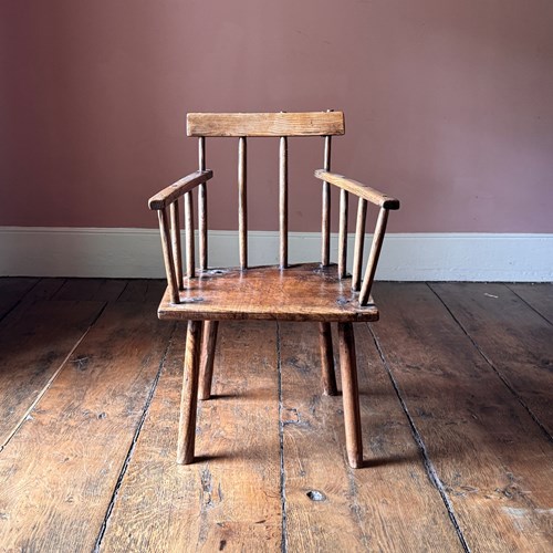 19Th Century Irish Hedge Chair In Ash