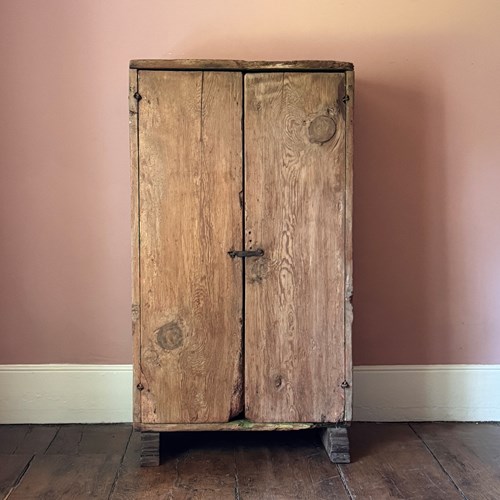 Primitive Early 19Th Century French Food Cupboard