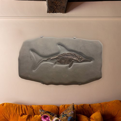 Complete Juvenile Ichthyosaur Skeleton