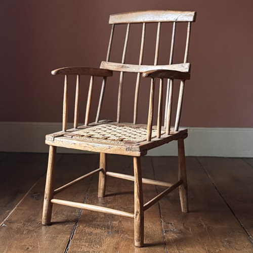 Primitive Early 19Th Century Scottish Armchair