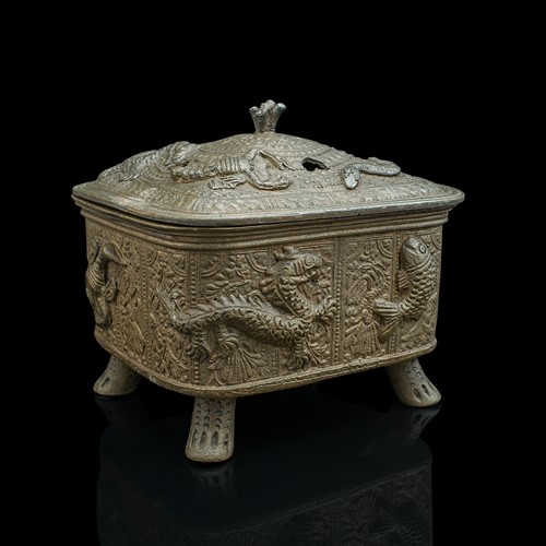 Antique Decorative Censer, Chinese, Bronze, Incense Burner, Victorian, C.1850