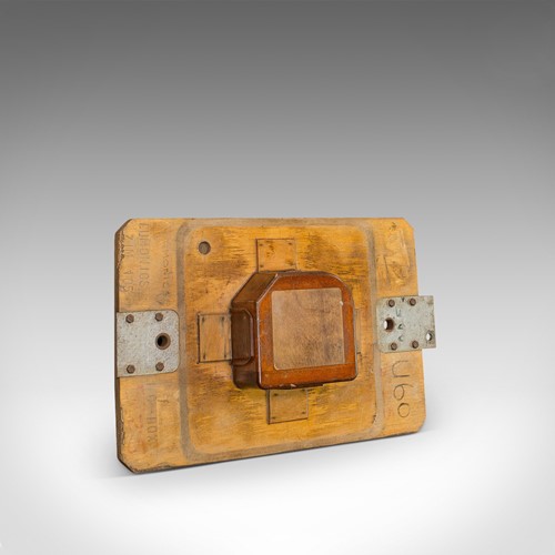 Vintage Decorative Pattern, English, Mahogany, Hanging, Factory Mould, Maritime