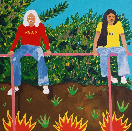 'Alone Together' Portrait Painting Alan Fears