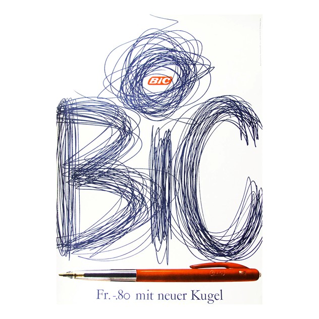 1960s Bic Pens Advertising Art Poster-fears-and-kahn-bicposter_main_636068540961744907.jpg