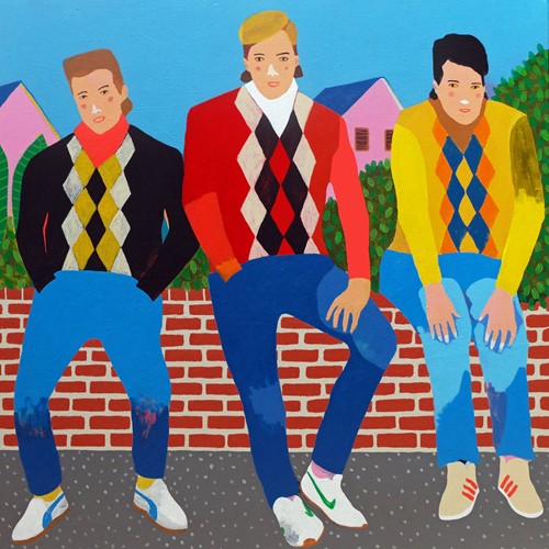 'The Casuals' Portrait Painting by Alan Fears