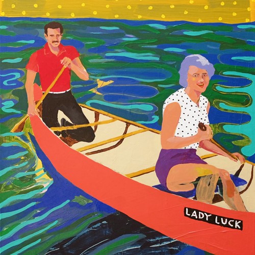 'Choppy Waters Ahead' Portrait Painting