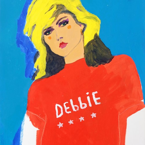 'Debbie Harry' Portrait Painting on Paper
