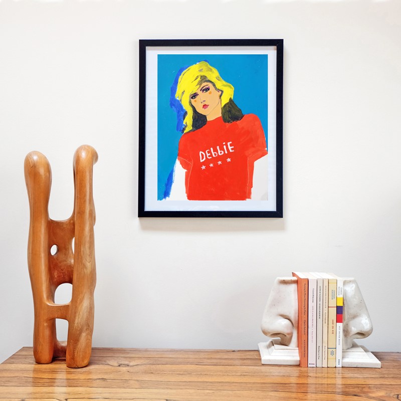 'Debbie Harry' Portrait Painting on Paper-fears-and-kahn-debbieharry-situ-main-637532867049829648.jpg