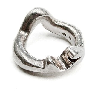 1960s Silver Heavy weight Decca Abstract Ring
