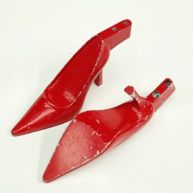 Set of  5 x 1950s Red Metal Stiletto Sculptures-fears-and-kahn-heels-5_main_636353613317987407.jpg