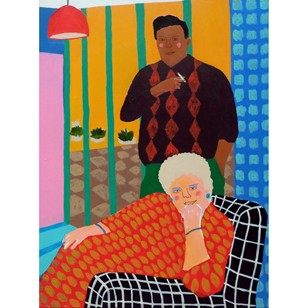 "His and Hers' Portrait Painting by Alan Fears