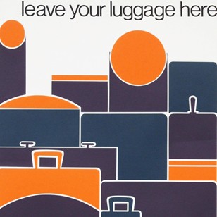 60S British Transport Roger Bigg Luggage Poster 