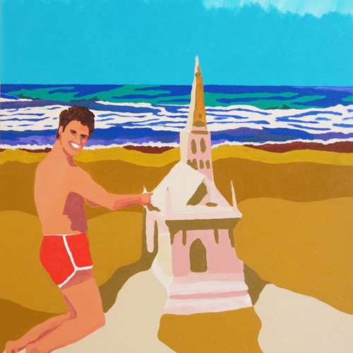 'Making A Point' Portrait Painting Alan Fears