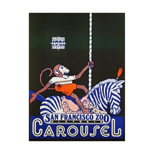 Zoo Carousel Poster