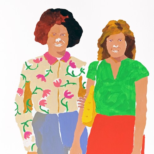 'Out of Towners' Portrait Painting Alan Fears