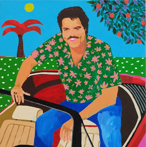 'Riding High' Portrait Painting By Alan Fears