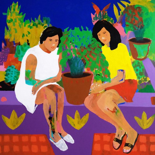 'The Secret Garden' Portrait Painting