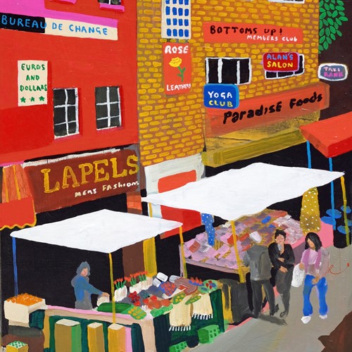 'The Corner of Lapels' Painting by Alan Fears