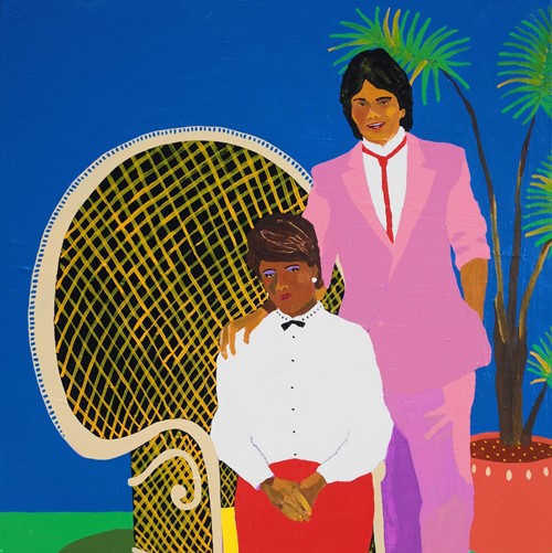 'The Happy Couple' Portrait Painting Alan Fears