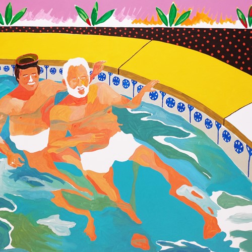 When Good Neighbours Become Good Friends' Painting