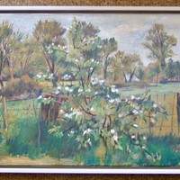 Macdonald Frances Landscape with Flowering tree