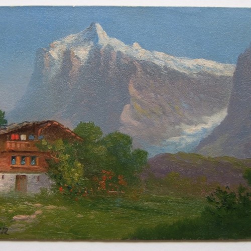 Hubert Sattler. Grindelvald/ Wetterhorn Mt.