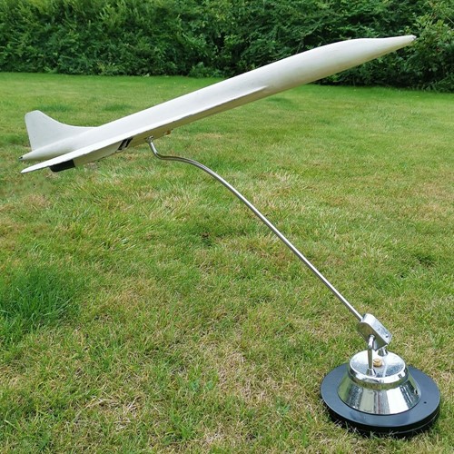 Unique Original Wooden Scale Model Of Concorde.