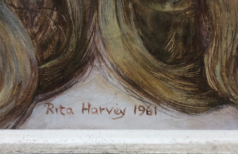 Painting By Rita Harvey. Self Portrait 1961.-fleet-gallery-img-0817-main-637446716610327290.jpeg