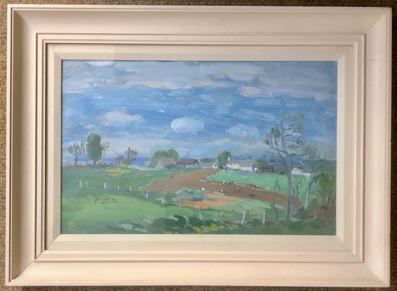 Painting By Alastair Flatterly. A Cotswold Farm.-fleet-gallery-img-1631-main-637580829094123340.jpeg